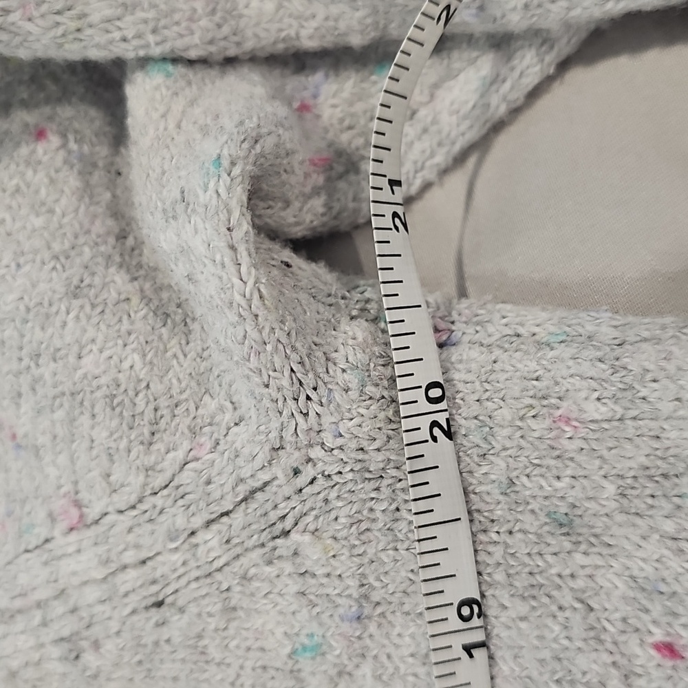 LOFT Light Gray Crew Neck Sweater - Picture 5 of 8